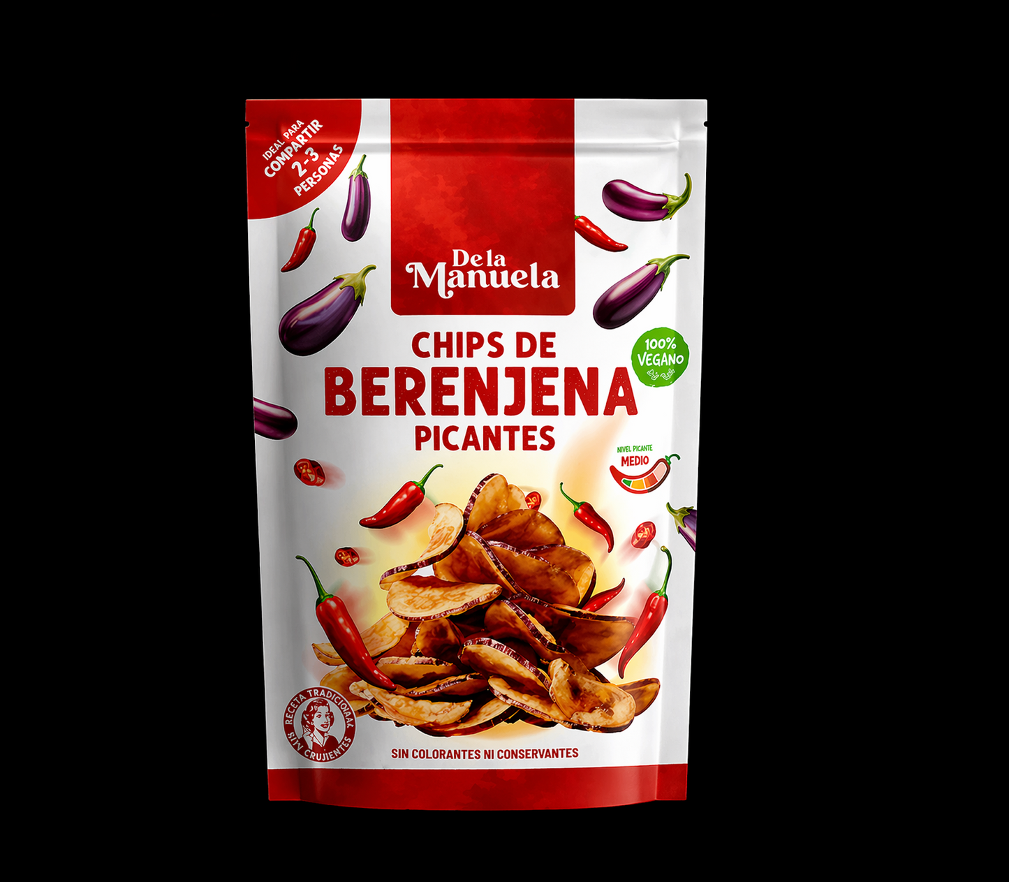 Chips Berenjena Picantes